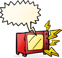 cartoon microwave with speech bubble png