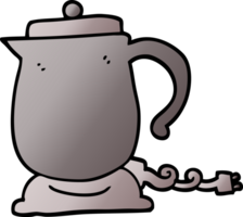 gradient illustration cartoon kettle png