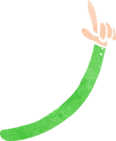 cartoon pointing arm png
