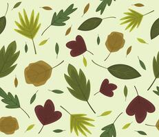 Seamless Pattern of Colorful Leaves for the Autumn Season Concept Background vector