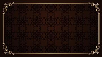 floral pattern, with vintage frame vector