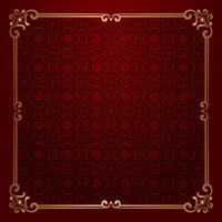 floral pattern, with vintage frame vector
