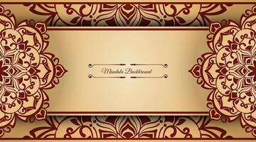 Vintage background, with mandala ornaments vector