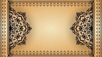 Vintage background, with mandala ornaments vector