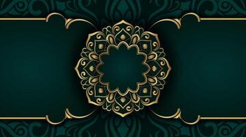 luxury background  with mandala ornament vector