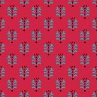 Geometric floral pattern print Ti shirt design for print vector