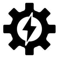 Power Management icon line vector illustration