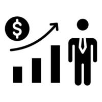 Business Success icon line vector illustration