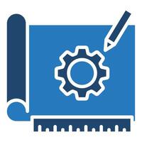 Engineering Design icon line vector illustration