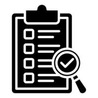 Quality Control icon line vector illustration