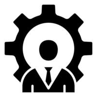 Management Consulting icon line vector illustration