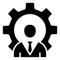 Management Consulting icon line vector illustration