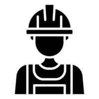 Construction Crew icon line vector illustration