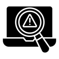 Intrusion Detection icon line vector illustration