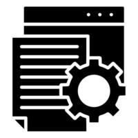 Requirement Gathering icon line vector illustration