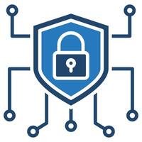 Cybersecurity icon line vector illustration