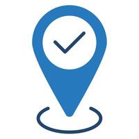 Convenient Location icon line vector illustration