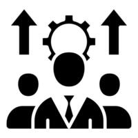 Leadership Development icon line vector illustration