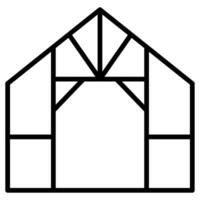 Framing icon line vector illustration