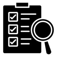 Quality Control icon line vector illustration