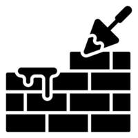 Foundation Work icon line vector illustration