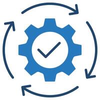Automated icon line vector illustration