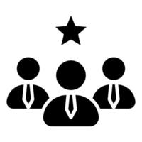 Business Leadership icon line vector illustration