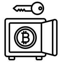 Proof of Stake icon line vector illustration