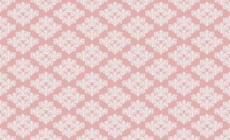 Damask Fabric textile seamless pattern backgground Luxury decorative Ornamental floral vintage style. Curtain, carpet, wallpaper, clothing, wrapping, textile vector