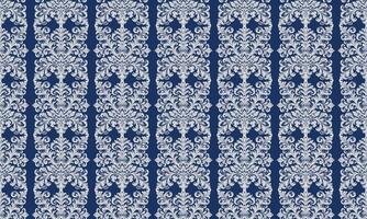 damasco tela textil sin costura modelo antecedentes lujo decorativo ornamental floral Clásico estilo. cortina, alfombra, fondo de pantalla, ropa, envase, textil vector
