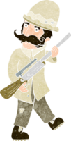 caçador de grande jogo dos desenhos animados png