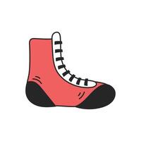 Boxer shoes vector illustration