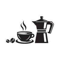 café logo vector plantilla, café logo vector elementos, café vector ilustración