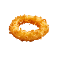 AI generated Fried onion ring clip art png