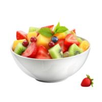 ai généré fruit salade agrafe art png