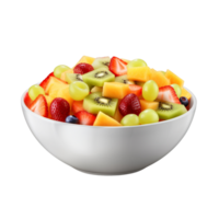 ai gegenereerd fruit salade klem kunst png