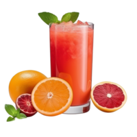 AI generated Fruit juice clip art png