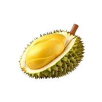 ai gerado durian fruta grampo arte png