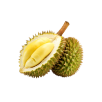 ai gerado durian fruta grampo arte png