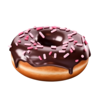 AI generated Donut clip art png