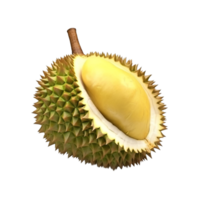ai gerado durian fruta grampo arte png