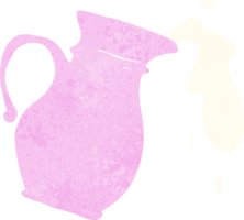 jarro de leite dos desenhos animados png