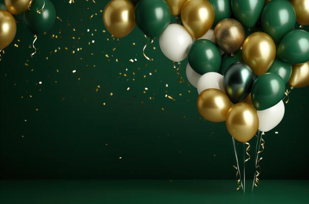 Green Birthday Background Stock Photos, Images and Backgrounds for Free