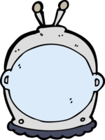 cartoon space helmet png