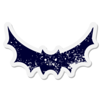 halloween bat grunge sticker png