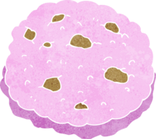 pink cookie cartoon png