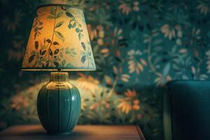 AI generated maha vamp table lamp photo