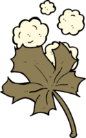 cartoon old leaf png