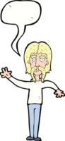 cartoon waving man with mustache with speech bubble png