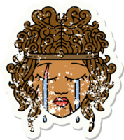 crying human barbarian illustration png